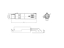 Bemero Audio-Adapter BA1103 XLR 3 Pole female - Klinke 6,3mm female