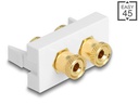 Delock Audio-Adapter 22.5x45mm, Optik 2 Spezial - Spezial