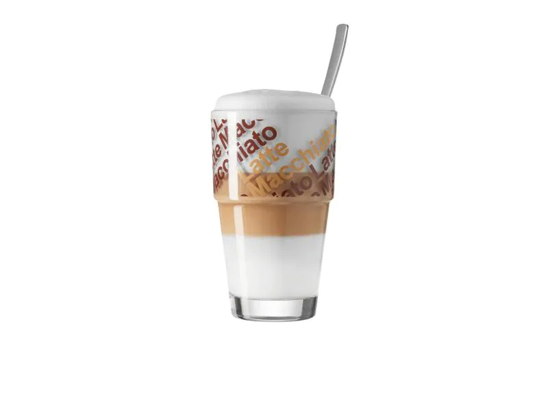 Leonardo Latte Macchiato-Glas 3.7 dl, 2 Stück, Transparent