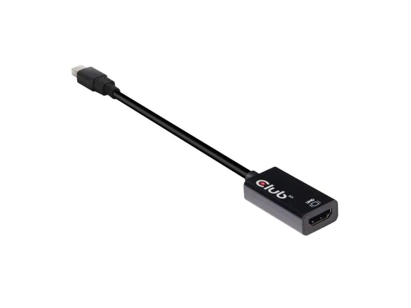 Club 3D Adapter Mini DP 1.4 - HDMI 2.0 HDR, 4K aktiv