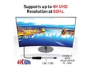 Club 3D Adapter Mini DP 1.4 - HDMI 2.0 HDR, 4K aktiv