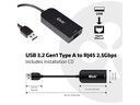 Club 3D Adapter USB 3.2 Gen1 Type A auf RJ45 2.5Gbps