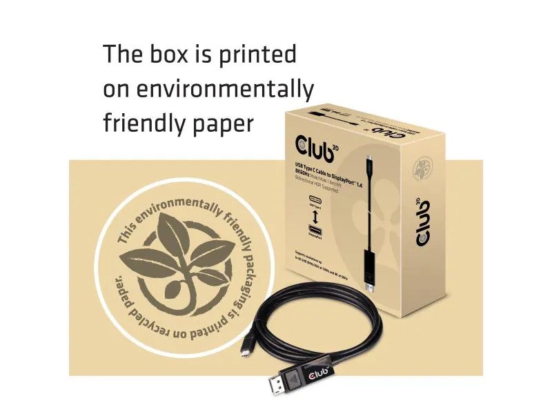 Club 3D Adapter USB Type-C - Dual Link DVI-I, Aktiv