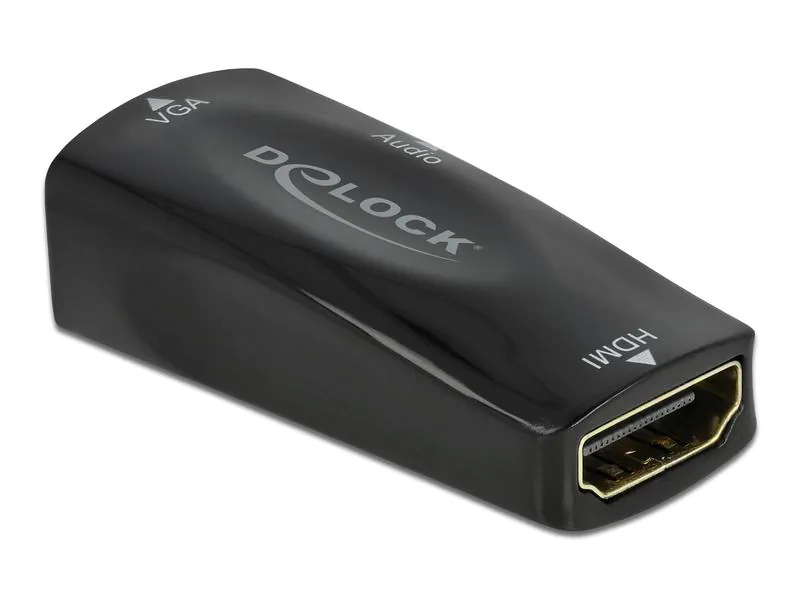 Delock Adapter 1080p HDMI - 3.5 mm Klinke/VGA
