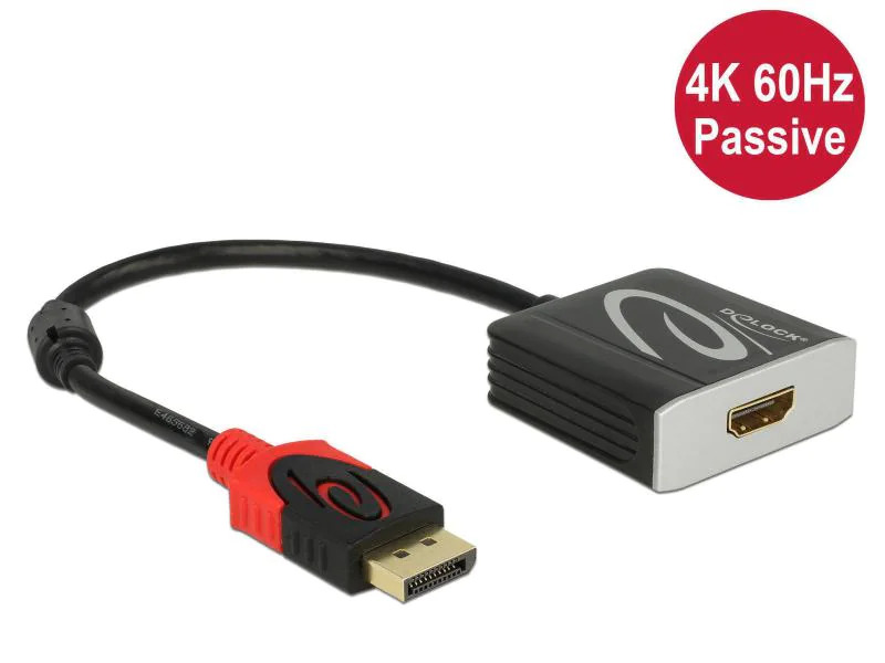 Delock Adapter 4K, 60Hz DisplayPort - HDMI