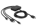 Delock Adapter 85830 USB-C, HDMI oder Mini-DP zu HDMI 1.8m