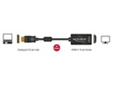 Delock Adapter DisplayPort - HDMI passiv, 4K/30Hz, schwarz