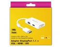 Delock Adapter DisplayPort - HDMI/VGA/DVI-D