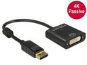 Delock Adapter Displayport - DVI passiv, 4K, schwarz