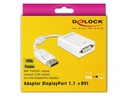 Delock Adapter Displayport - DVI-I Weiss