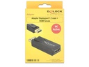 Delock Adapter Displayport - HDMI aktiv, 4K, schwarz