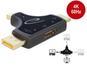 Delock Adapter HDMI, DisplayPort, miniDisplayPort auf HDMI
