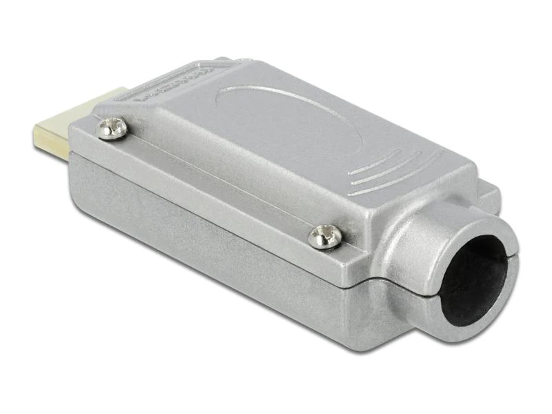 Delock Adapter HDMI-A Stecker zu Terminalblock mit Metall Gehäuse