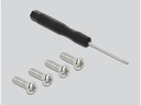 Delock Adapter HDMI-A Stecker zu Terminalblock mit Metall Gehäuse