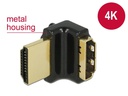 Delock Adapter High Speed Ethernet 4K 90° HDMI-A - HDMI-A
