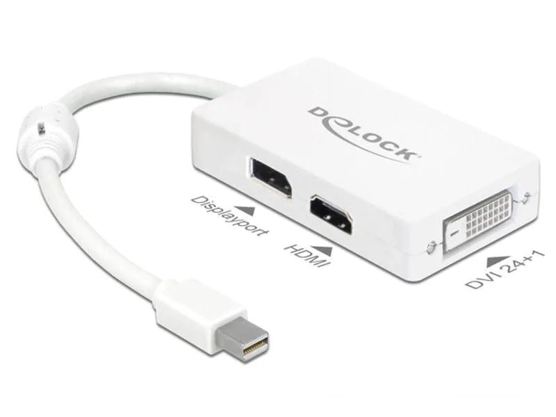 Delock Adapter Mini-DisplayPort - DVI-D/DisplayPort/HDMI
