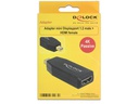 Delock Adapter Mini-Displayport - HDMI passiv, 4K, schwarz