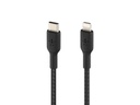 Belkin USB-Ladekabel Braided Boost Charge USB-C - Lightning 1 m