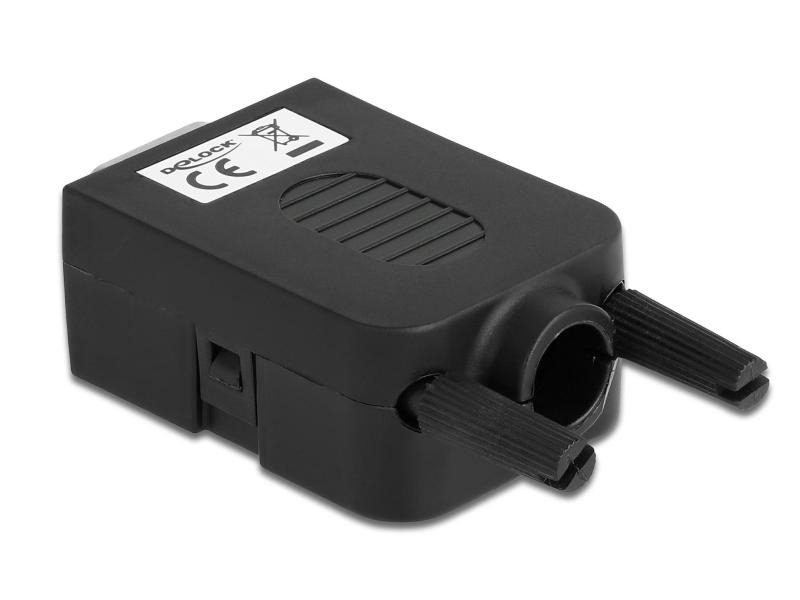 Delock Adapter VGA 10Pin Terminalblock Stecker mit Gehäuse