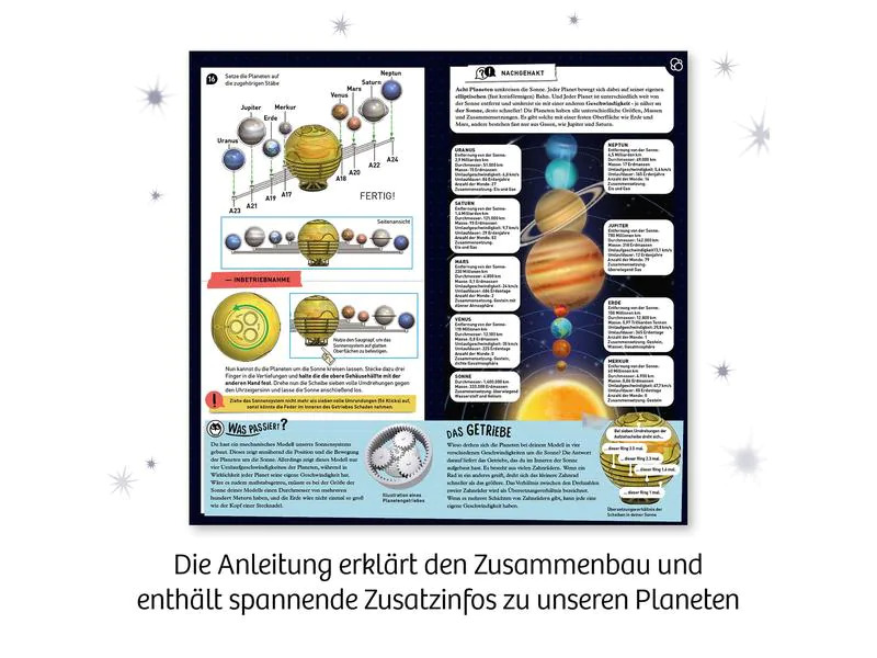 Kosmos Experimentierkasten Sonnensystem