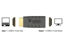 Delock EDID Emulator HDMI - HDMI Adapter