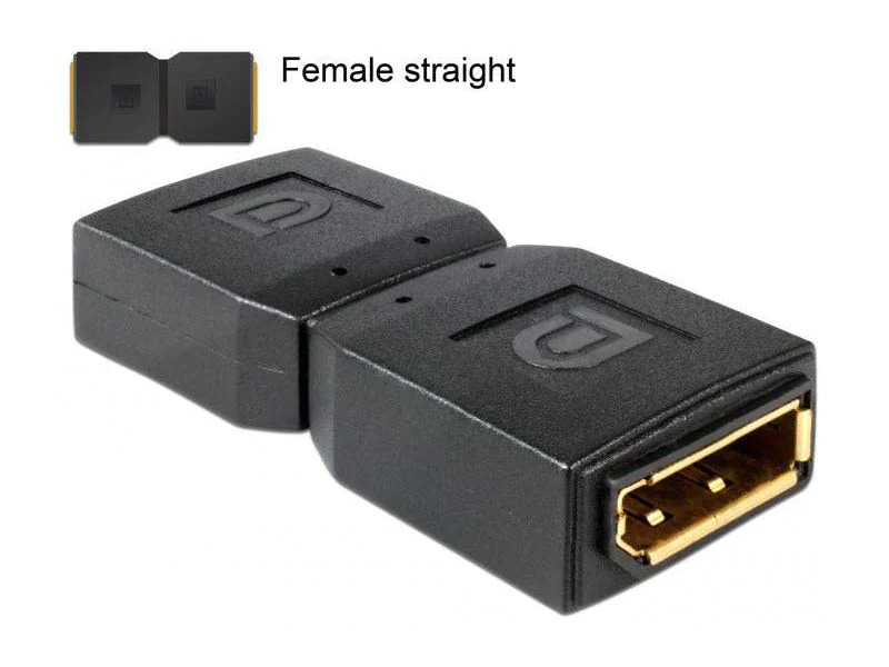 Delock Gender/Invertieradapter f-f DisplayPort - DisplayPort