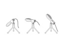 Delock Mikrofon USB Kondensator  mit Tischständer