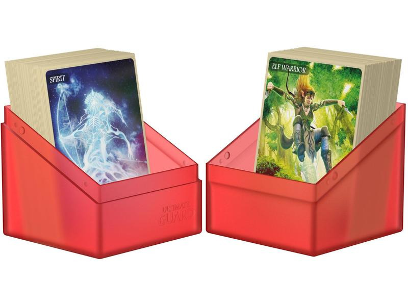 Ultimate Guard Kartenbox Boulder Deck Case Standardgrösse 100+ Ruby
