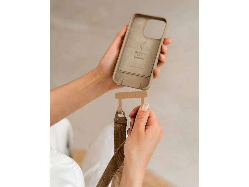 Woodcessories Back Cover Bio Change Case iPhone 14 Plus Taupe
