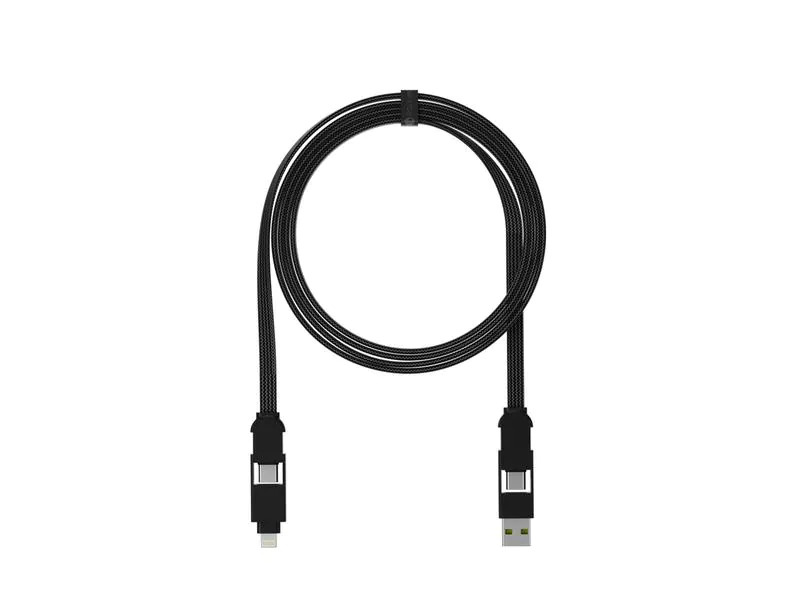 RollingSquare inCharge 6 Max, 6in1, USB-A/-C, Micro-USB, Lightning 1.5 m