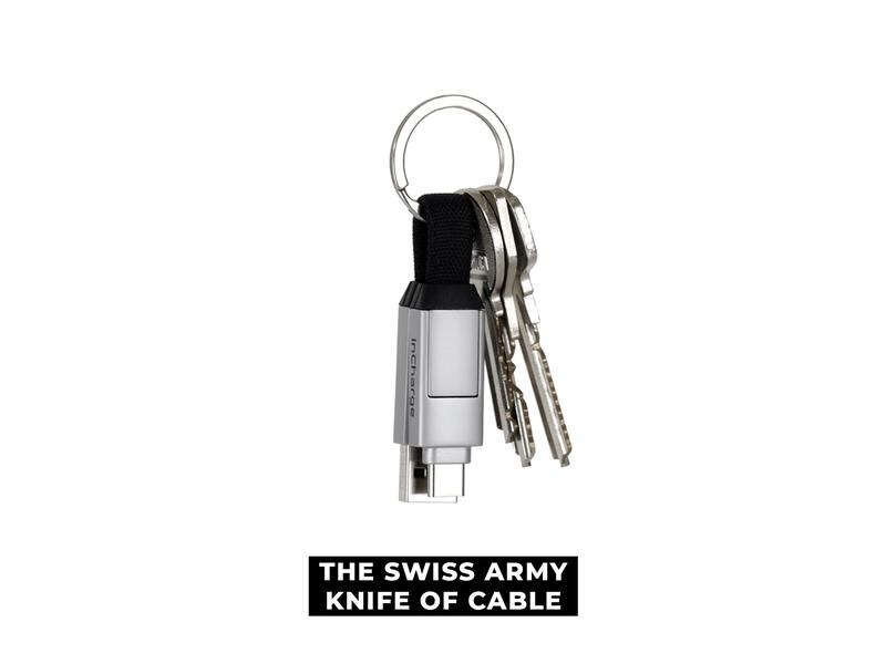 RollingSquare inCharge 6, 6in1, USB-A/-C, Micro-USB, Lightning 0.07 m