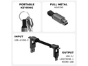 RollingSquare inCharge 6, 6in1, USB-A/-C, Micro-USB, Lightning 0.07 m