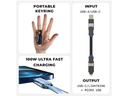 RollingSquare inCharge X, 6in1, USB-A/-C, Micro-USB, Lightning 0.07 m