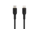 Belkin USB-Ladekabel Braided Boost Charge USB-C - Lightning 1 m