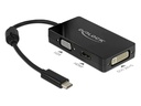 Delock Multiadapter 63925 USB-C - DVI-D/HDMI/VGA