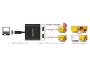 Delock Multiadapter USB-C - 2x HDMI out 4K 30Hz Splitter Schwarz