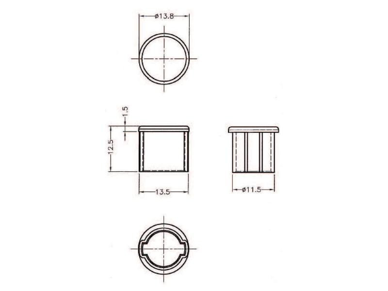 Delock Staubschutz BMC f 10 Stk. Transparent