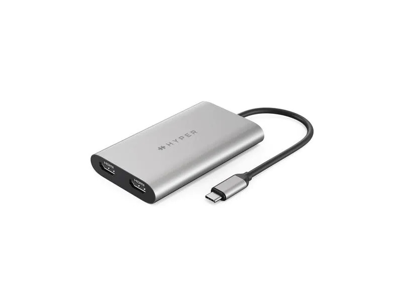 HYPER Adapter Dual 4K USB Type-C - HDMI