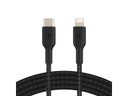 Belkin USB-Ladekabel Braided Boost Charge USB-C - Lightning 1 m