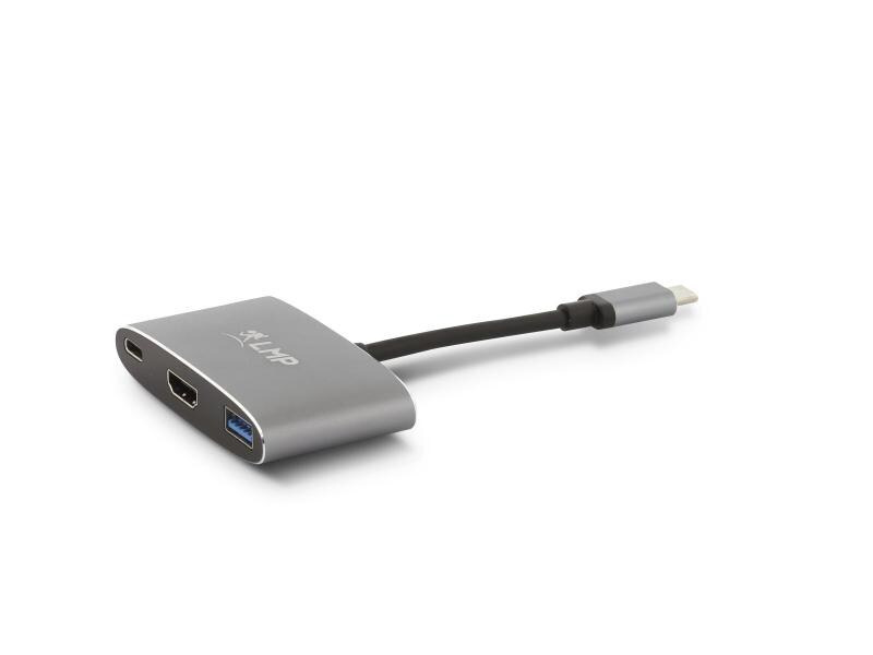 LMP Multiadapter USB-C - HDMI USB 3.0 Spacegrau