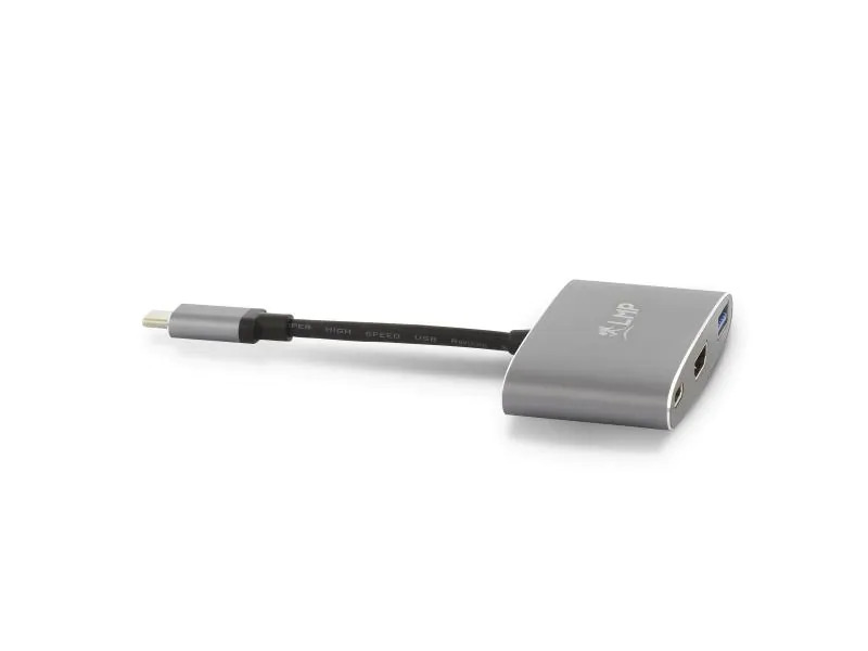 LMP Multiadapter USB-C - HDMI USB 3.0 Spacegrau