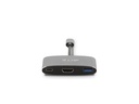 LMP Multiadapter USB-C - HDMI USB 3.0 Spacegrau