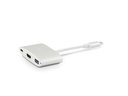 LMP Multiadapter USB-C – HDMI, USB 3.0 Silber