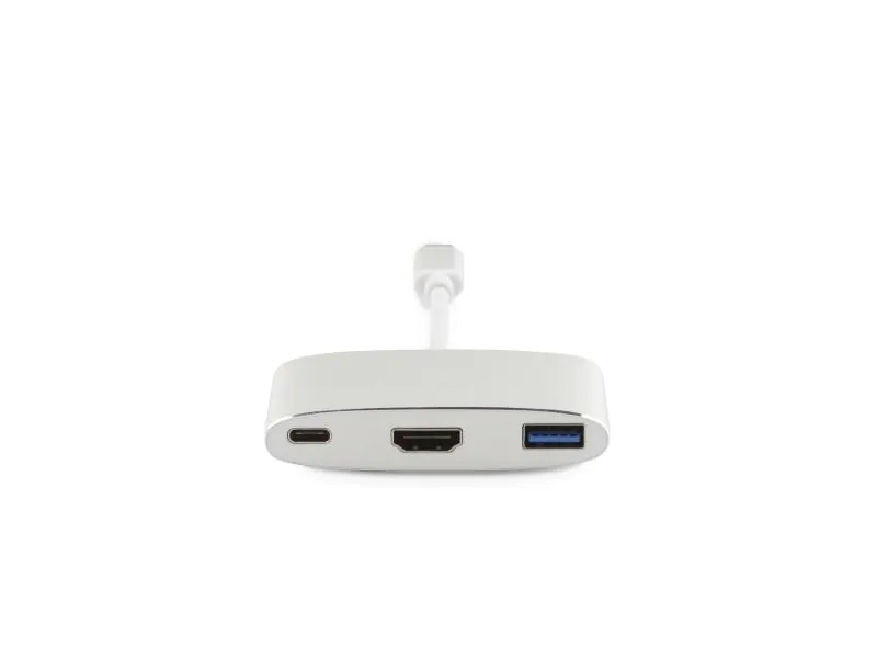 LMP Multiadapter USB-C – HDMI, USB 3.0 Silber