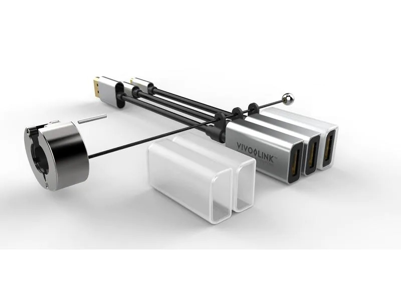 Vivolink Adapterring Pro HDMI DP, MiniDP+ und USB-C 4K@60Hz