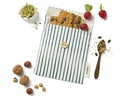 Roll'eat Lunchbeutel SnacknGo Etnia Sea Beige/Blau