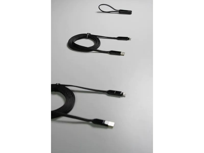 RollingSquare inCharge XL, 6in1, USB-A/-C, Micro-USB, Lightning 3 m