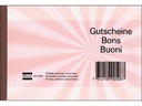 Favorit Gutschein A6 quer 25 Blatt, Rot