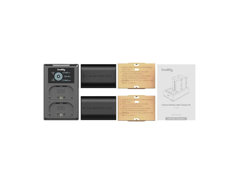 Smallrig Digitalkamera-Akku LP-E6NH Akku und Charger Kit