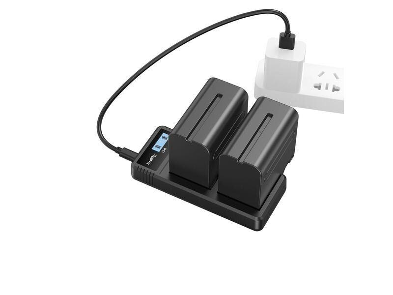 Smallrig Digitalkamera-Akku NP-F970 Akku und Charger Kit